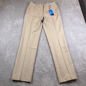 Lesmart Womens Golf Trousers Beige Standard Fit Stretch Pants LG18002 Size 6 NEW
